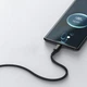 Кабель Baseus Tungsten Gold Fast Charging 100W USB-A to USB-C 1m Black (CAWJ000001) - изображение 12