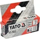 Цвяхи для степлерів YATO YT-7033 тип J 12 мм для обробки, меблів та монтажних робіт - зображення 3