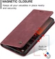 Чехол книжка с магнитом Xiaomi Redmi Note 15 Pro+ 5G CaseMe Wine (44722-42) - изображение 8