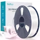 Набір 4 кг PLA-пластику Sunlu PLA Silk Plus для 3D-принтера 1.75 мм White / Red / Purple / Blue (4 кольори по 1 кг) з Котушками - изображение 5