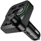 Автомобильный FM-модулятор BOROFONE BC61 Ocean Bluetooth 5.4 с быстрой зарядкой PD 30W + QC 3.0 15W Черный - изображение 1