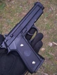 Страйкбольный Пистолет Beretta M92 VIGOR V22 металл, пластик стреляет пульками 6 мм Чёрный - зображення 4