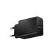 Сетевое зарядное устройство Borofone BAS74A USB-C 20W + USB-A 18W Black - изображение 10
