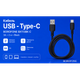 Кабель Borofone BX113BK USB - Type-C 3А, 2м, Black - зображення 2