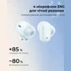 Навушники бездротові TWS Baseus AirNora 2 з активним шумозаглушенням ANC Bluetooth 5.4 Галактичні сині - зображення 6