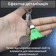 Брелок для ключів бадмінтон на ключі сумку рюкзак воланчик і ракетка спортивний сувенірний металевий Салатовий 99_7_0_4C - зображення 2