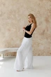 Женские штаны из муслина ART KNIT белые, L-XL 045694 - изображение 6