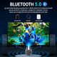 Мини-проектор DITONG HY300 Plus Android 11 Wi-Fi 6 Bluetooth 5.0 HD 720P 4K Black - изображение 6