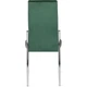 Стілець MEBEL ELITE MOLLY Velvet Зелений ніжки хром ME.MOLLY/Z/CH/V/K - зображення 4