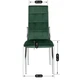 Стілець MEBEL ELITE MOLLY Velvet Зелений ніжки хром ME.MOLLY/Z/CH/V/K - зображення 5