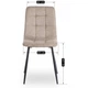 Стул MEBEL ELITE PERU 2 Бежевый ножки черные ME.PERU2/BZ/T/K - изображение 3