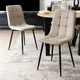 Стул MEBEL ELITE PERU 2 Бежевый ножки черные ME.PERU2/BZ/T/K - изображение 5