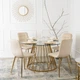 Стул MEBEL ELITE YORK Velvet Кремовый ножки золотые ME.YORK/KR/ZL/V/K - изображение 3