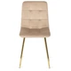 Стул MEBEL ELITE YORK Velvet Кремовый ножки золотые ME.YORK/KR/ZL/V/K - изображение 5