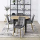 Стул бархатный YORK Velvet, Серый / Золотой (MEBEL ELITE) ME.YORK/P/ZL/V/K - изображение 2