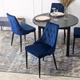 Стул MEBEL ELITE CORK Velvet Темно-синий ножки черные ME.CORK/GR/V/K - изображение 3