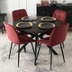 Стул MEBEL ELITE CHRIS Бордовый велюр ME.CHRIS/BOR/CZ/V/K - изображение 7