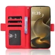 Чехол-книжка с карманами Deexe Wallet Stand для Motorola Edge 70 Pro - Red - изображение 5