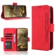 Чехол-книжка с карманами Deexe Wallet Stand для Motorola Edge 70 Pro - Red - изображение 8