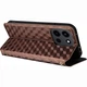 Чохол Deexe Rhombus Book для OnePlus Nord 6 - Brown - зображення 4