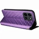 Чехол Deexe Rhombus Book для OnePlus Nord 6 - Purple - изображение 4
