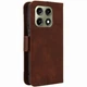 Чехол-книжка с карманами Deexe Wallet Stand для Motorola Edge 70 Pro - Brown - изображение 7
