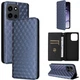 Чехол Deexe Rhombus Book для OnePlus Nord 6 - Blue - изображение 8