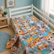 Комплект постельного белья Mirson Семейный 2 x 143 x 210 см 17-0969 Dapper Cats Ranforce Elite (2200013494751) - изображение 4