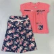Футболка і бриджі для дівчинки Paty Kids кораловий 51409 116 см - зображення 1