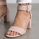 Трендовые бежевые босоножки L&M Beige 104-71 на устойчивом каблуке 39 - изображение 4