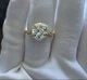 Срібна каблучка з муасанітом 5Ct Розмір 18 Сертифікат (9304) - зображення 5