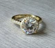 Срібна каблучка з муасанітом 5Ct Розмір 18 Сертифікат (9304) - зображення 8