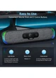 Портативна Bluetooth-колонка для телефонів та ПК з підсвіткою R200 сірий Soulion - зображення 4