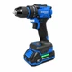 Шуруповерт акумуляторний Zegor CDAX-21BL (50 Нм, 2 батареї 21В*2Ач, реверс, LED) - зображення 4