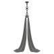 Лента для воздушной акробатики Acro4f 6 м темно-серая AS-6M-DARKGREY (5906506410631) - изображение 1