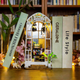 Румбокс Book Nook Мініатюрний садовий будиночок з LED підсвічуванням, DIY конструктор Roombox - зображення 2