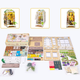 Румбокс Book Nook Мініатюрний садовий будиночок з LED підсвічуванням, DIY конструктор Roombox - зображення 6