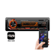 Магнитола в авто 1DIN Bluetooth USB microSD AUX FM MP3 FLAC с поддержкой смартфона, выходами RCA и быстрой зарядкой - изображение 2