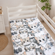 Простынь Mirson Ranforce Elite 17-0970 Cuddle Cats 150х220 см (2200013495185) - изображение 1