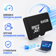 Карта памяти microSD 64GB универсальная, быстрое сохранение данных для смартфонов, камер и регистраторов - изображение 3