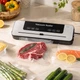 Вакууматор Vacuum Sealer 120 Вт для продуктів, з різаком і відсіком для рулону, ширина запаювання 30 см, 10 пакетів - зображення 6