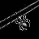 Підвіска кулон на шию павук ланцюжок SPIDER з пауком від українського виробника з нержавіючої сталі на подарунок - зображення 1