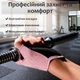 Перчатки для фитнеса и спорта и напульсники комплект для турника тренировок в зале велоспорта мужские женские без пальцев нескользящие дышащие защитные полиэстер Розовые 66_7_L_3C - изображение 5