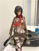 Коллекционная аниме фигурка Mikasa Ackerman Attack on Titan 23 см – статуэтка Микаса Аккерман Атака Титанов с мечами и 3D Maneuver Gear - изображение 4