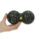 Массажный мяч двойной Actiget EPP 8 x 16 см ACT0098 Black/Green - изображение 1