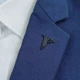 Значок из стали BROCHE брошь бижутерия Птицы Колибри чёрный BRGV115212 - изображение 3