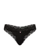 Комплект белья Victoria's Secret бралетт триангл и трусики тонг 1159863209 (Черный M) - изображение 6