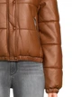 Женская куртка из экокожи GUESS 1159864167 (Коричневый XXL) - изображение 3