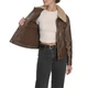 Куртка из экокожи Levi's с воротником из искусственной овчины 1159864164 (Коричневый L) - изображение 6