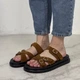 Женские шлепанцы анатомические из натуральной замши ITstyle Карамельные 39 25 см (1520) - зображення 3